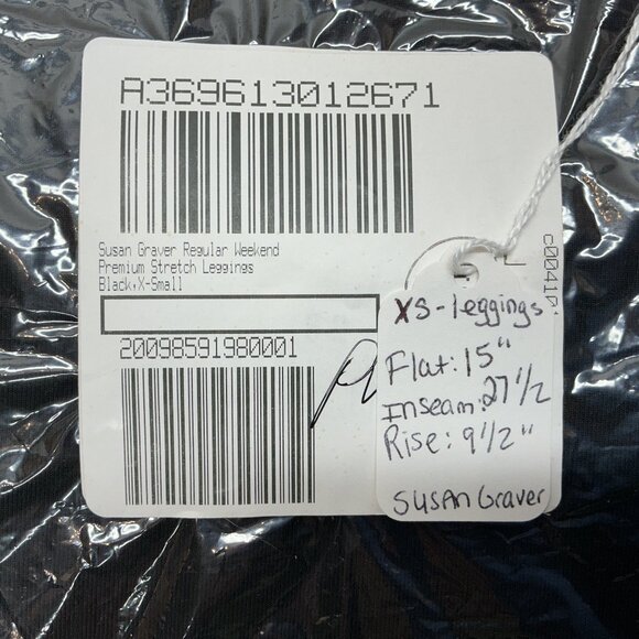 XS LEGGINGS Premium Stretch Leggings-SUSAN GRAVER 15" FLAT-A369613 - Picture 9 of 9